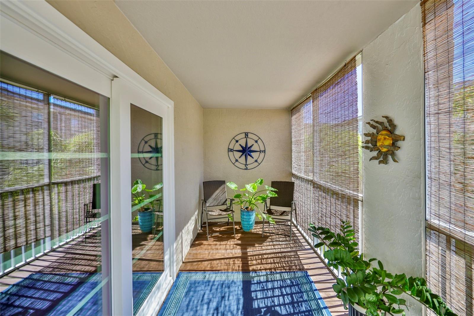 Outdoor lanai off living space