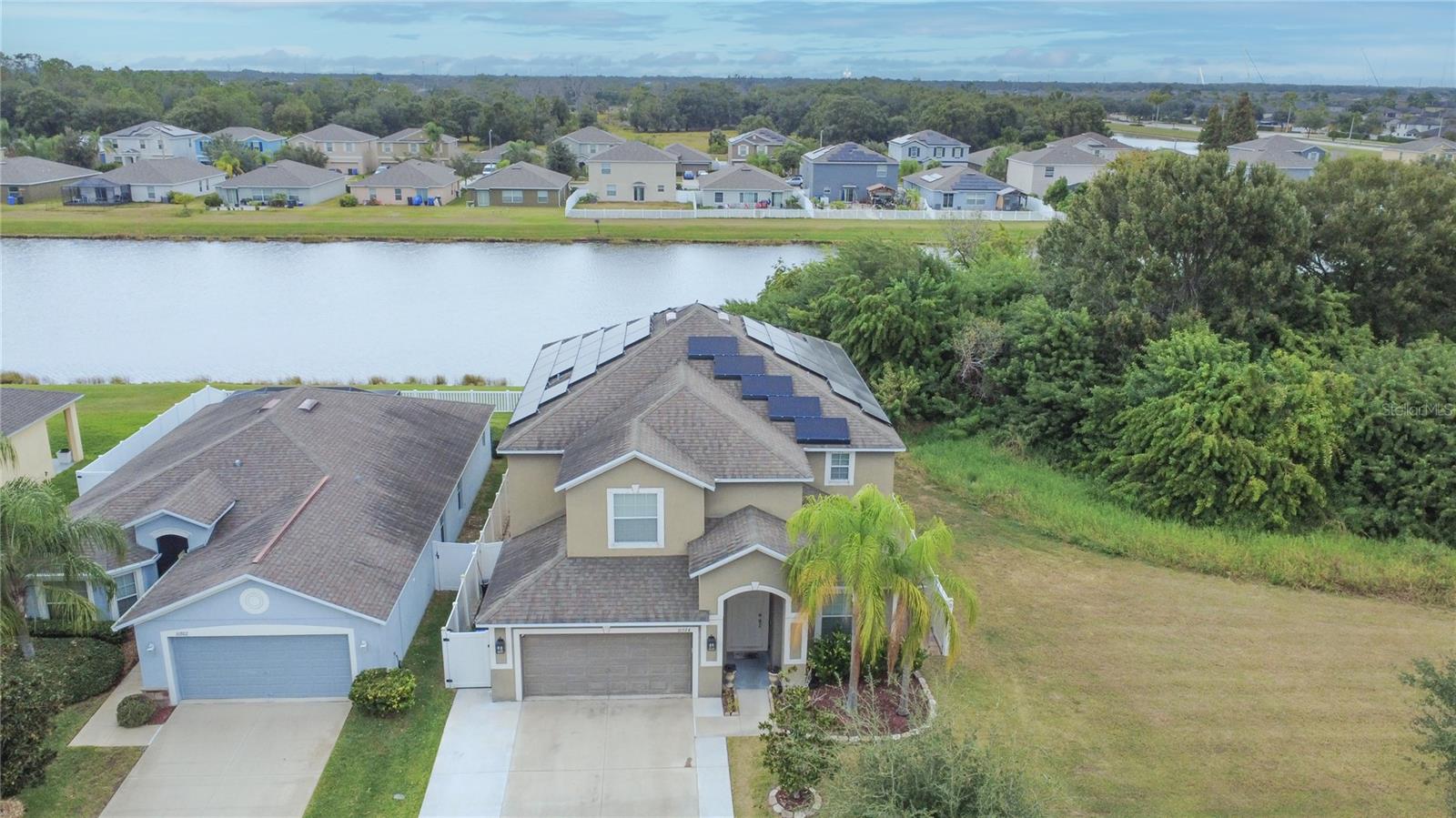 Aerial looking North