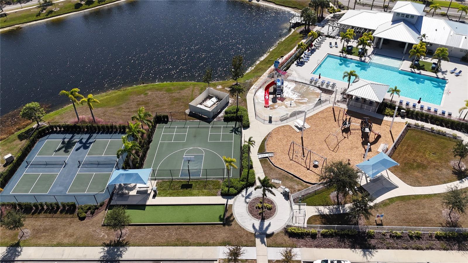 6-7 min walk to community amenities