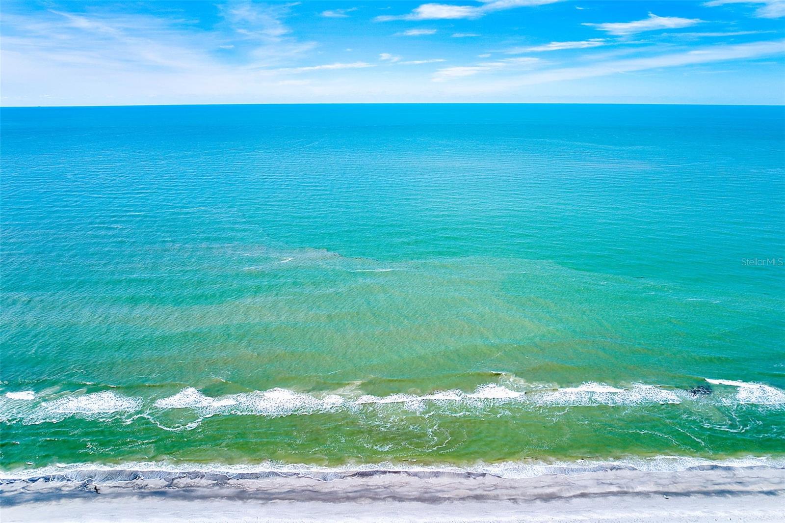Beautiful waters of Indian Shores across the street