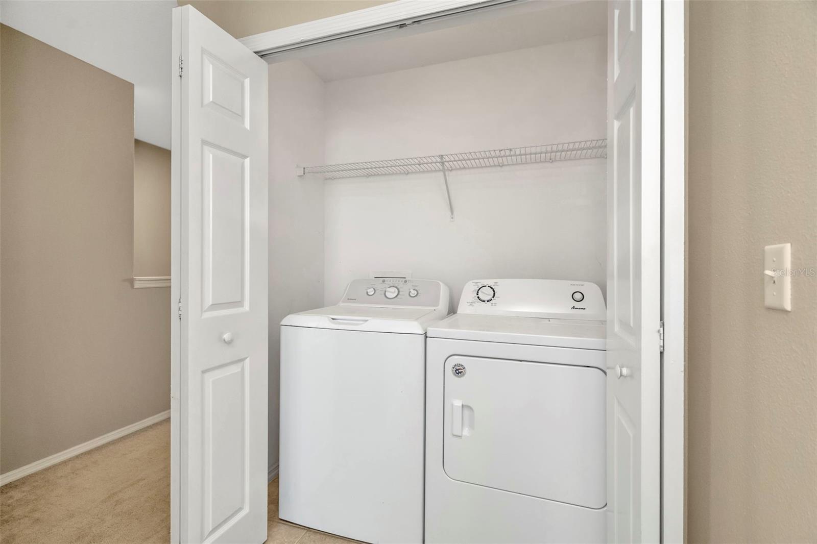 Laundry closet