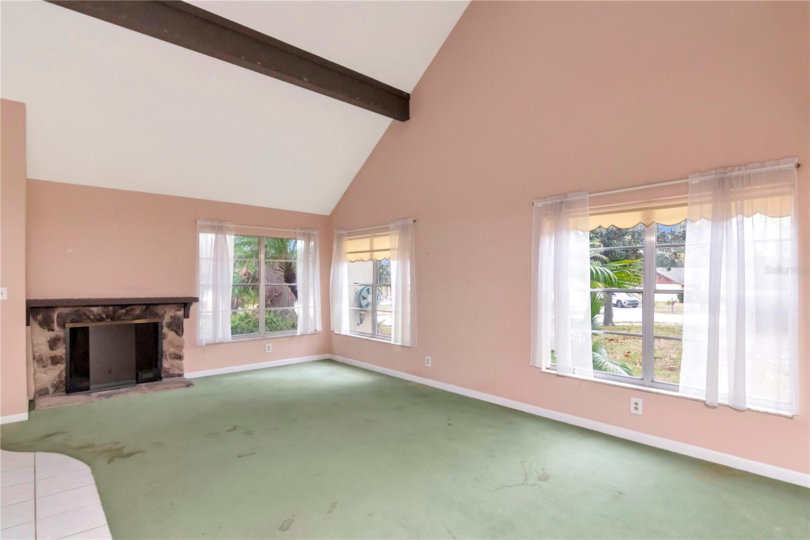 LIVING ROOM W/FIREPLACE