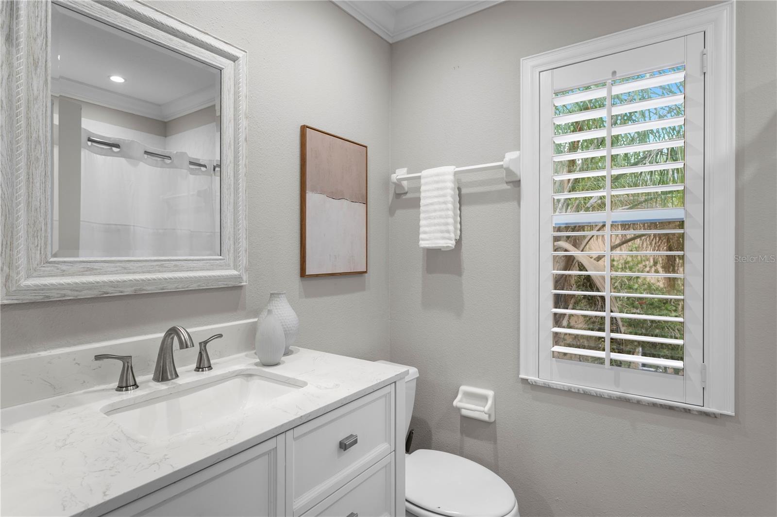 Guest Bathroom with bathtub/shower