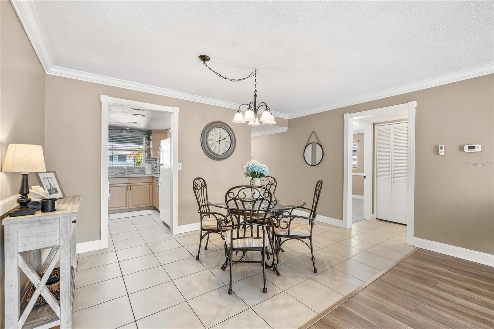 Doorway to bedrooms/bathroom
