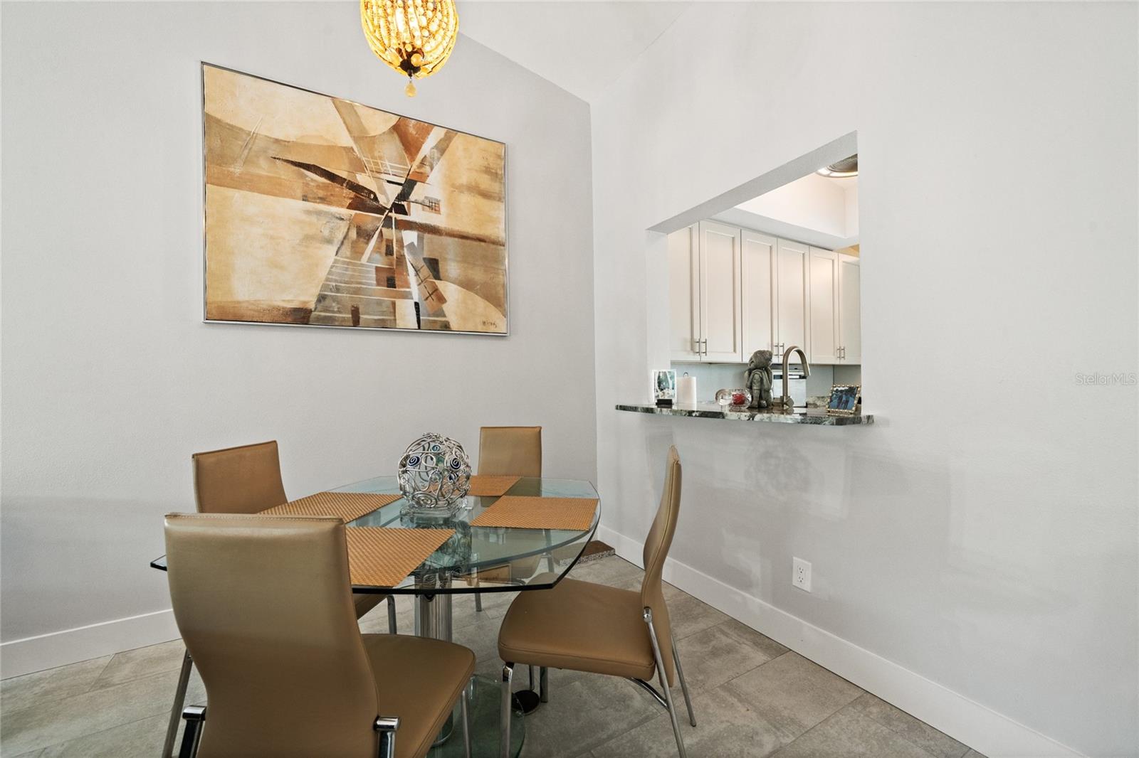 DINING ROOM WITH PASS THRU