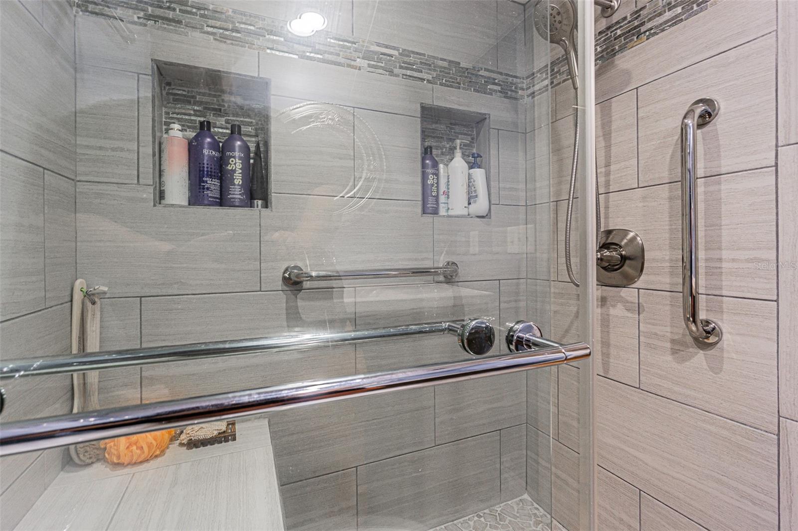 Primary bath-updated shower.