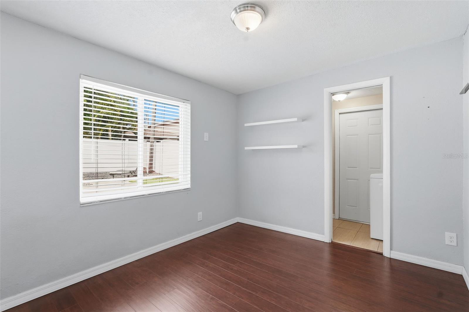 Bonus room off of kitchen.  Would be a great office, den or playroom.