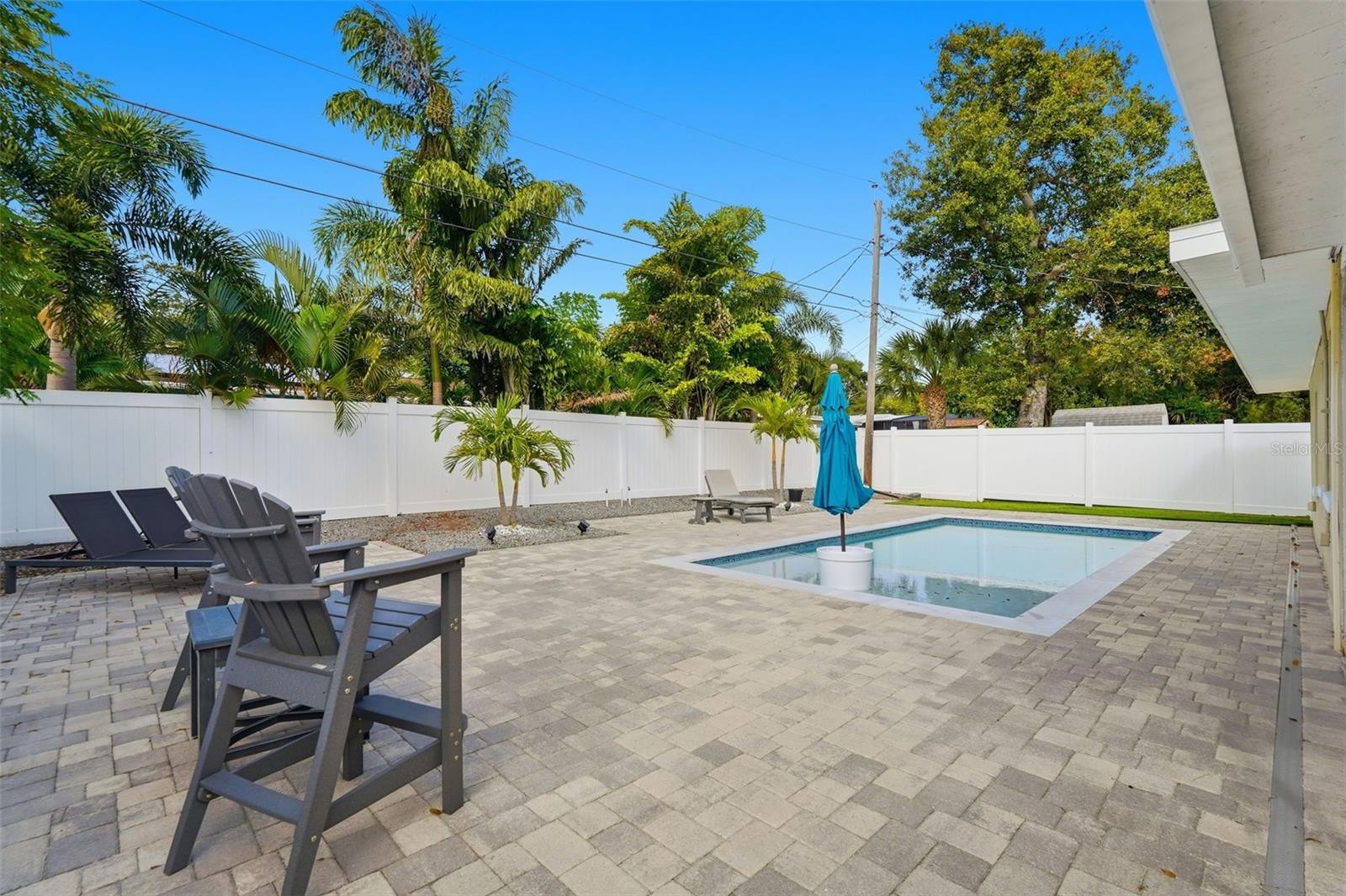 Beautiful pool area.