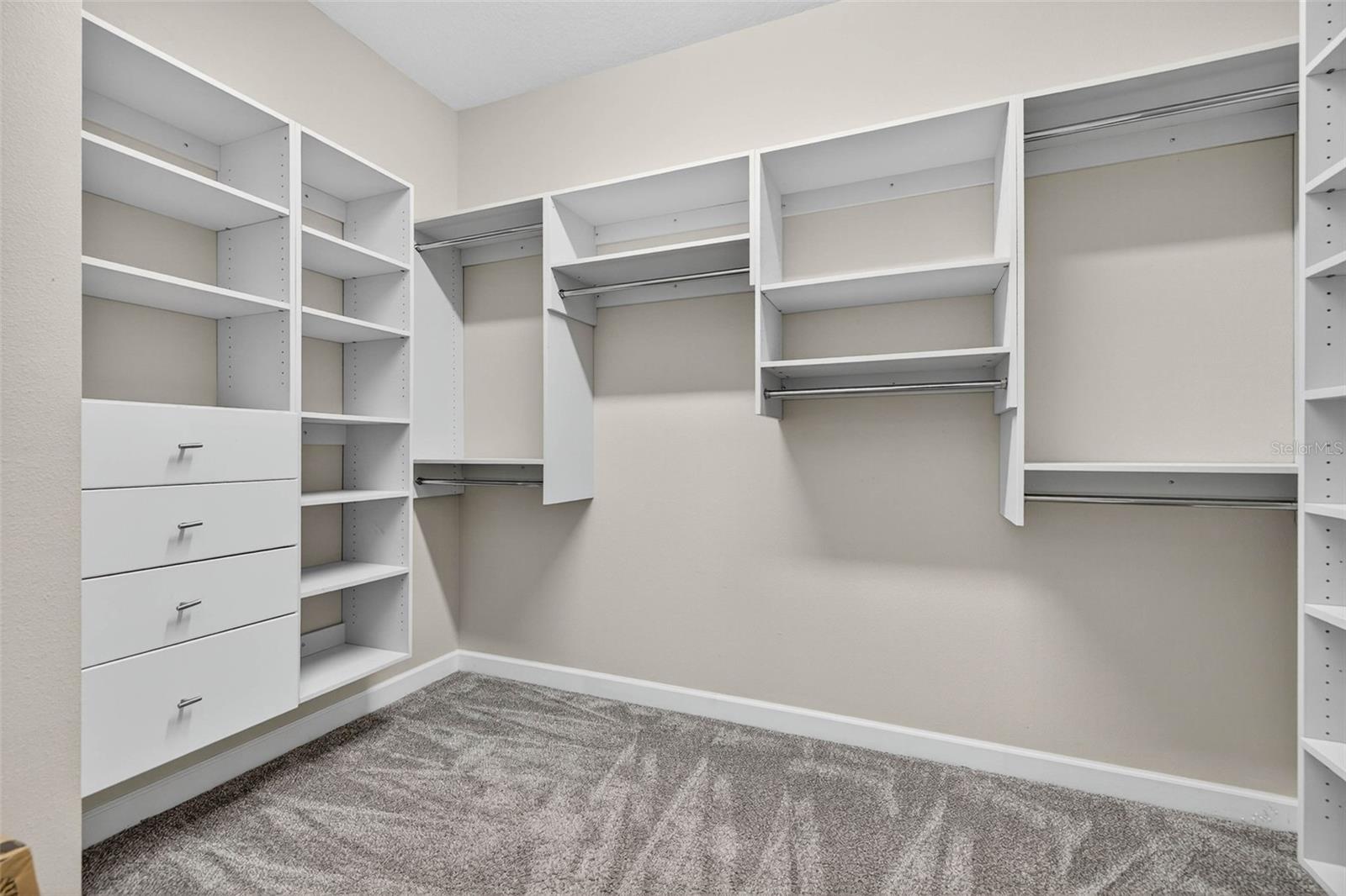 Downstairs Primary Closet