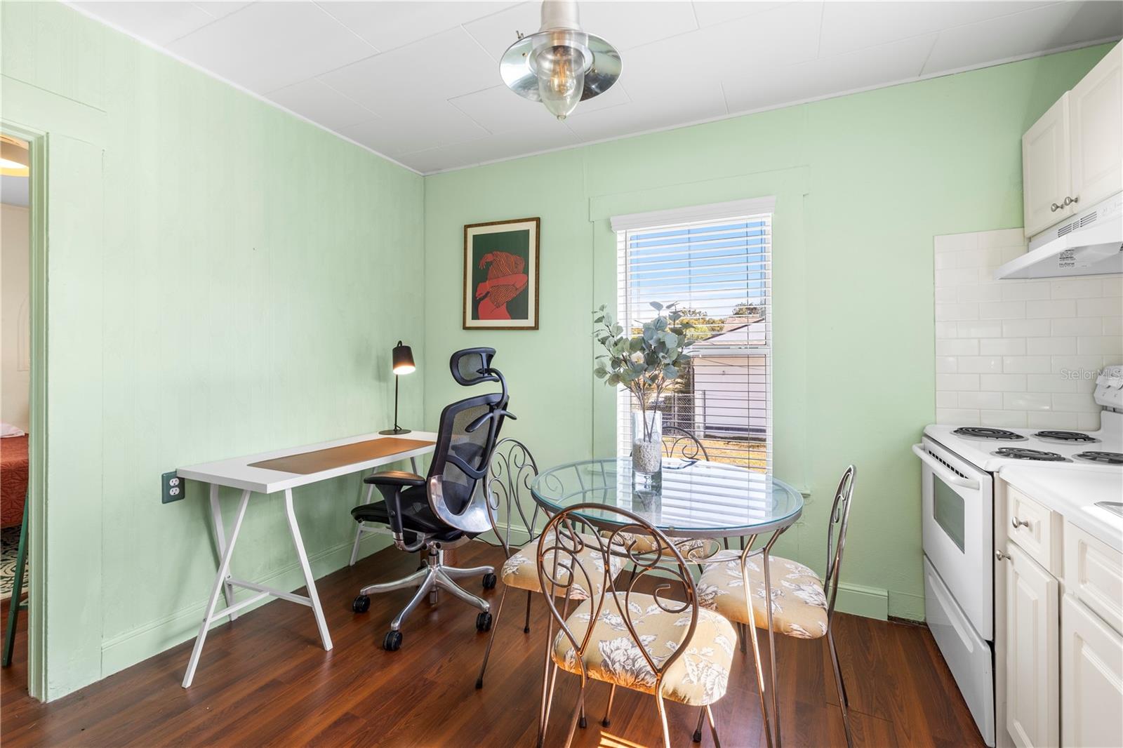 In Law dining area and kitchen