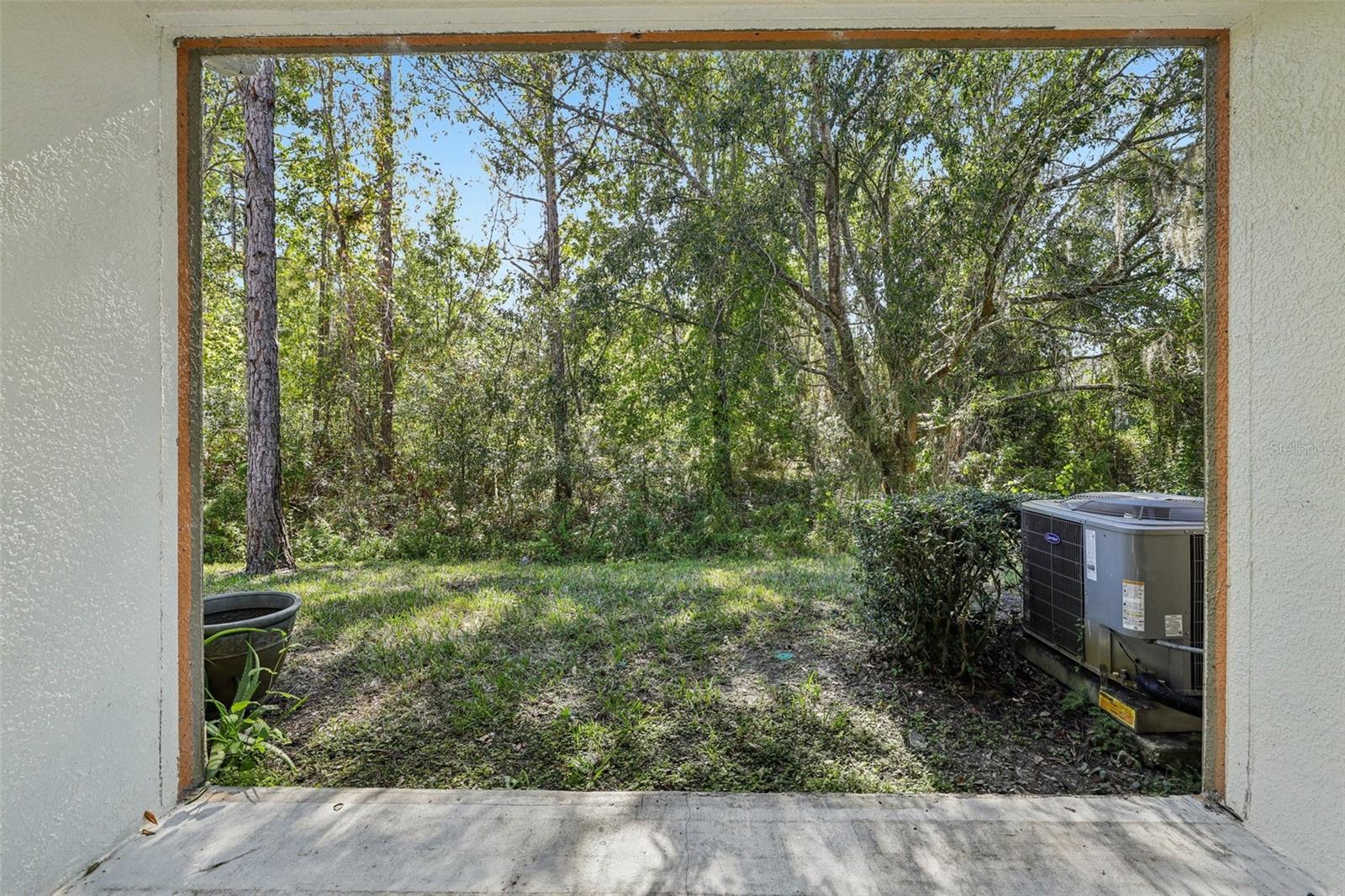 rear porch and conservatio view