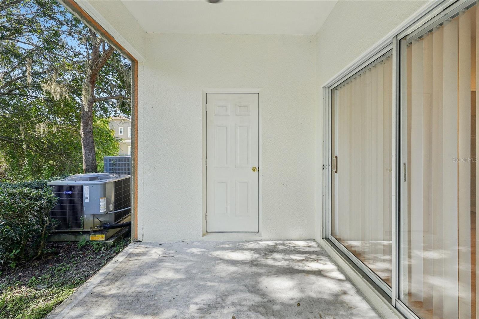 porch and storage closet