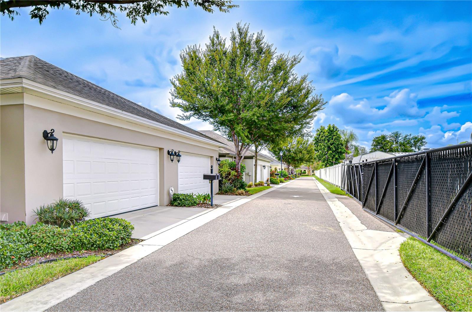 Alley access to the Garage