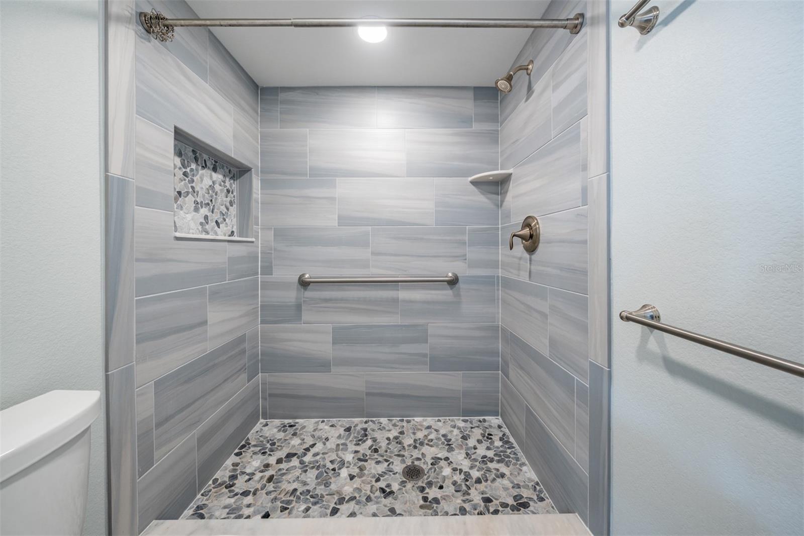 Walk in shower in Primary Bath