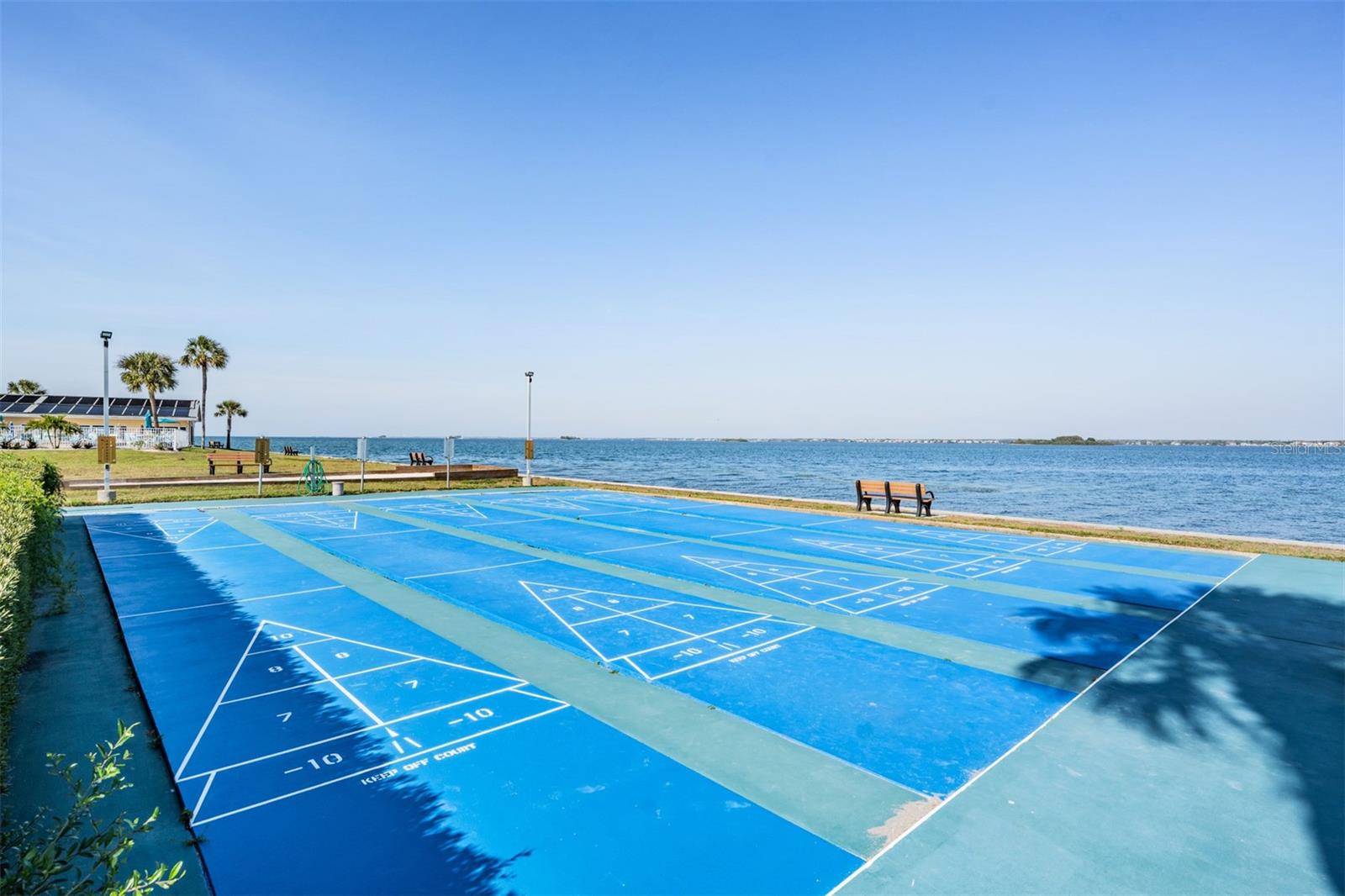 Shuffleboard courts