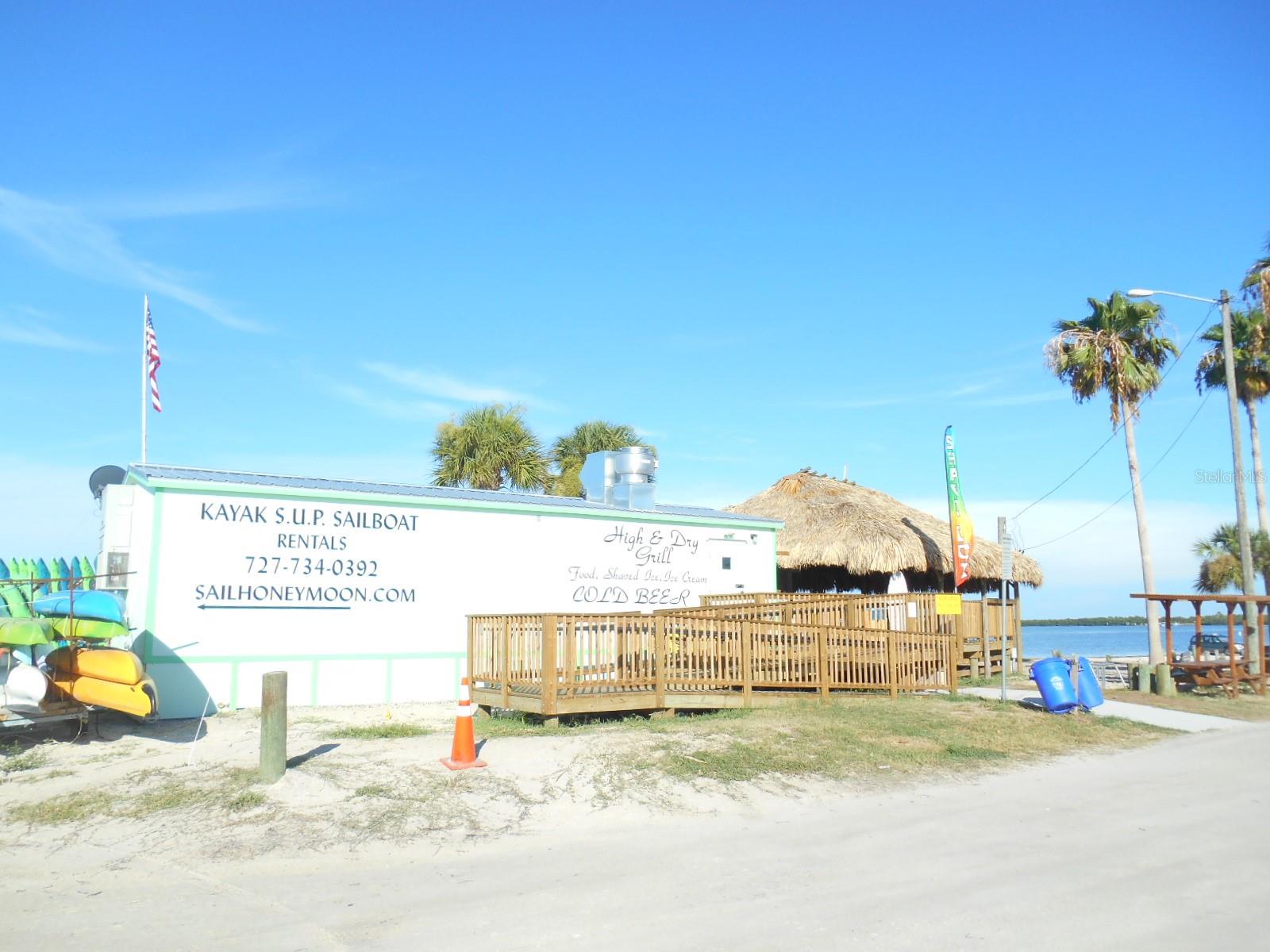 Get some lunch at the High and Dry Grill on the Causeway