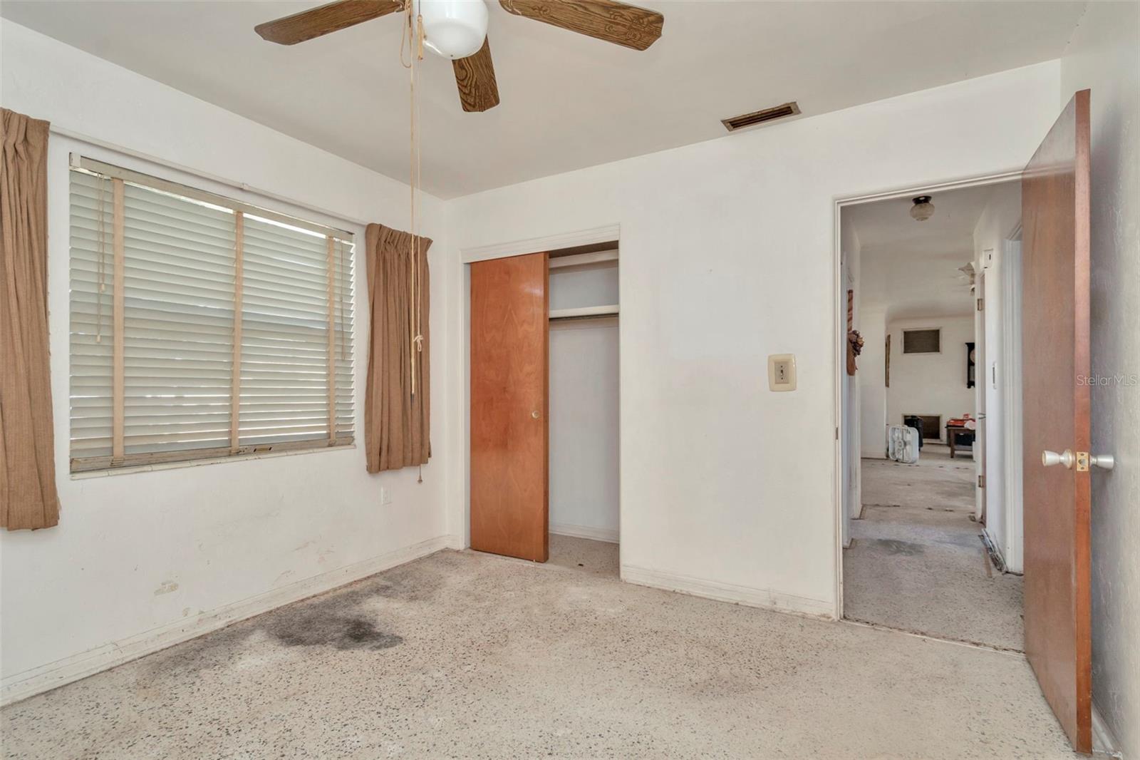 Bedroom - water intrusion