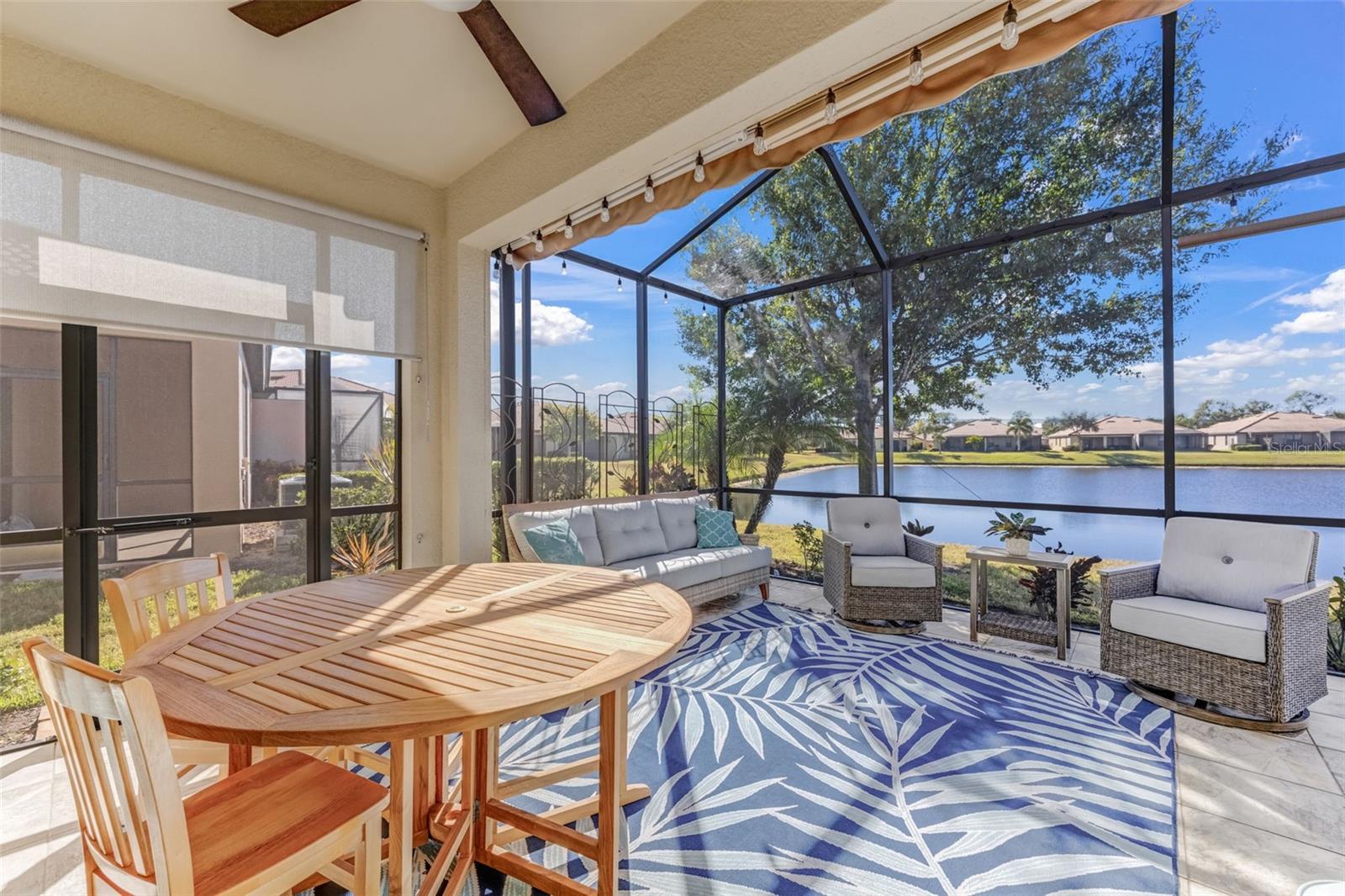 Extended water view Lanai