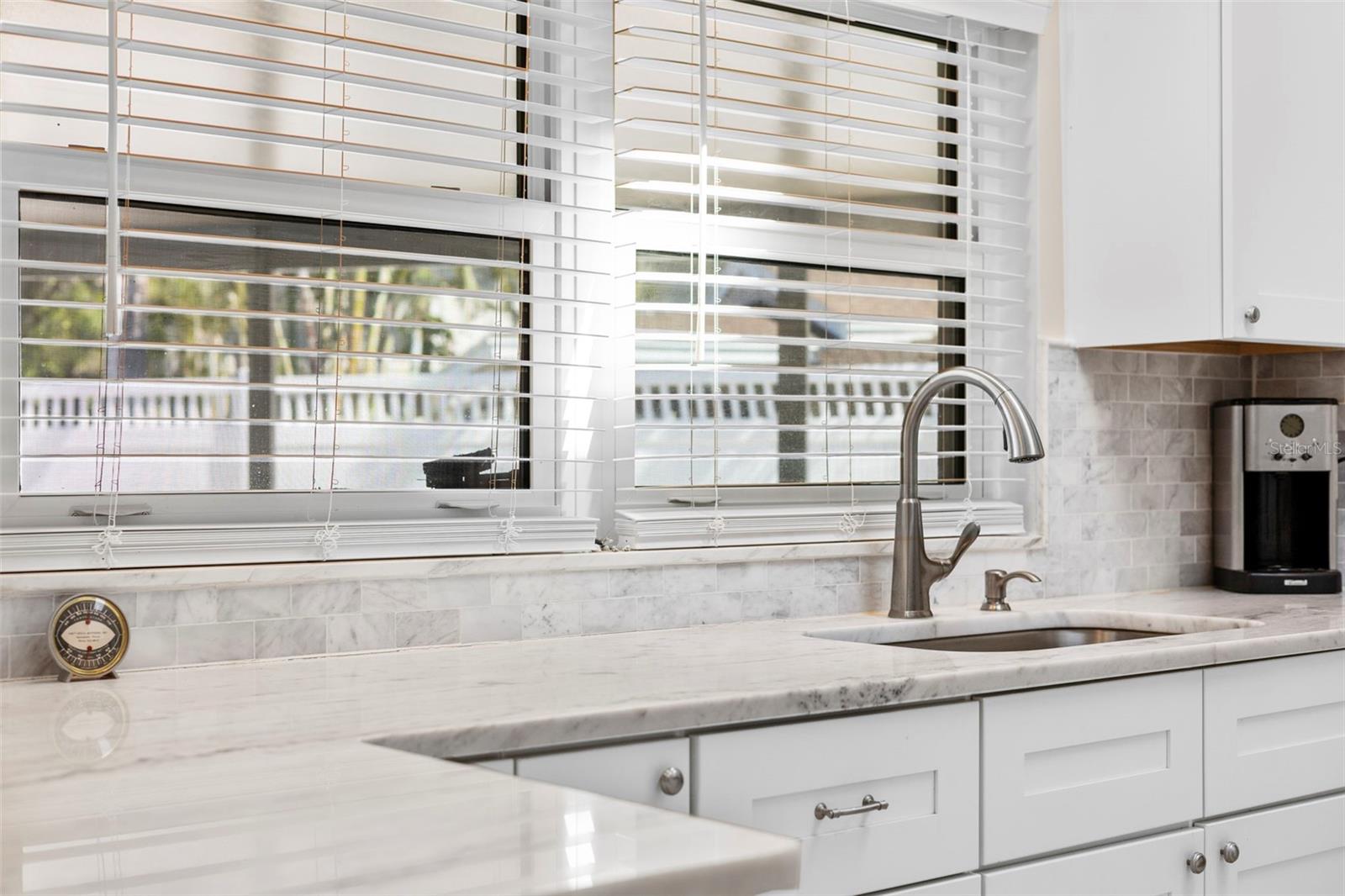 Granite Countertops, with Stainless Pull Out Faucet