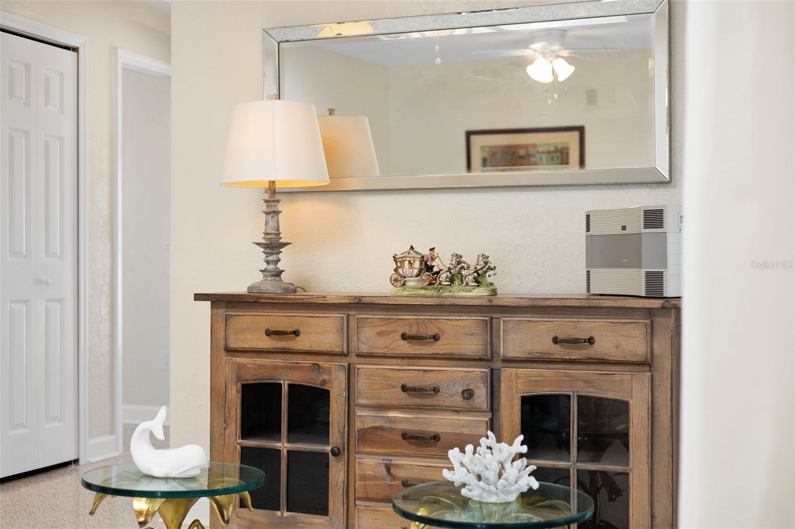 Dining Area with Hutch