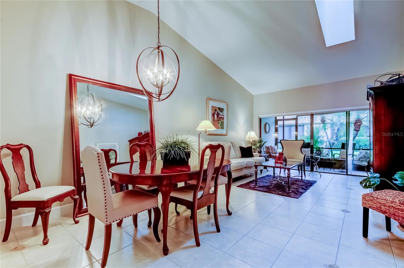 Vaulted Ceilings in Living Area