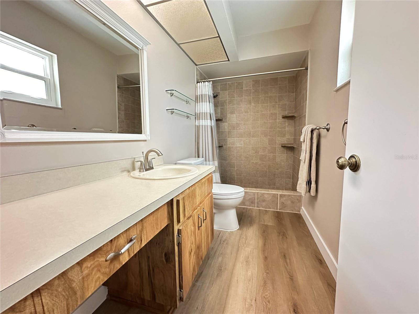 Master bathroom with walk in shower