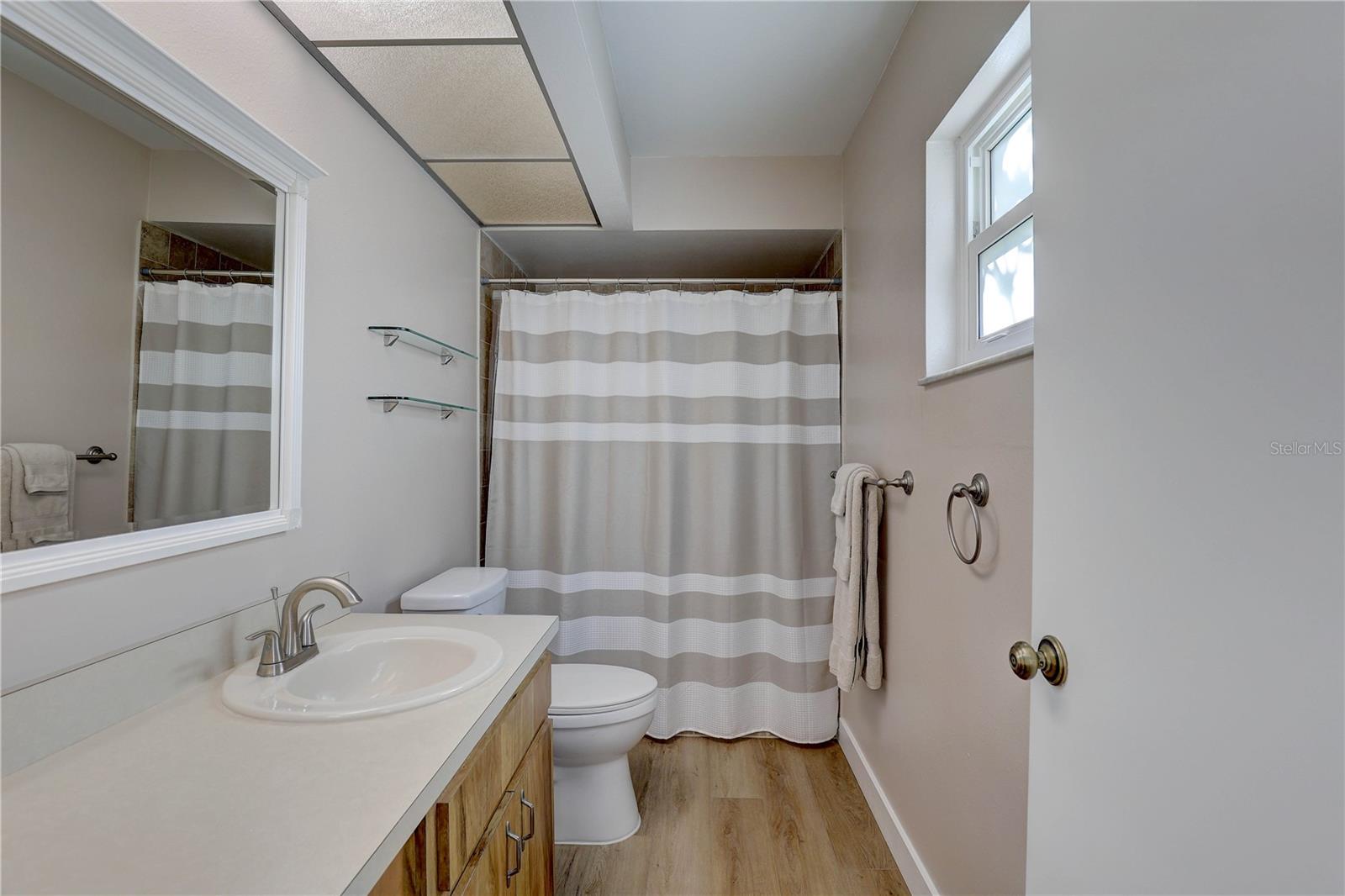 Master bathroom with walk in shower