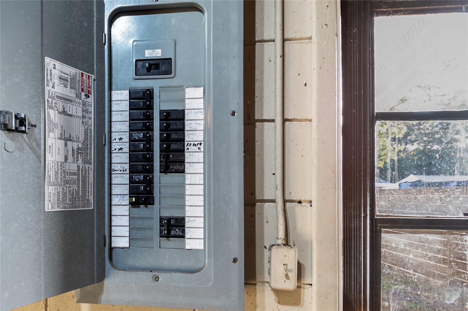 Updated electrical panel