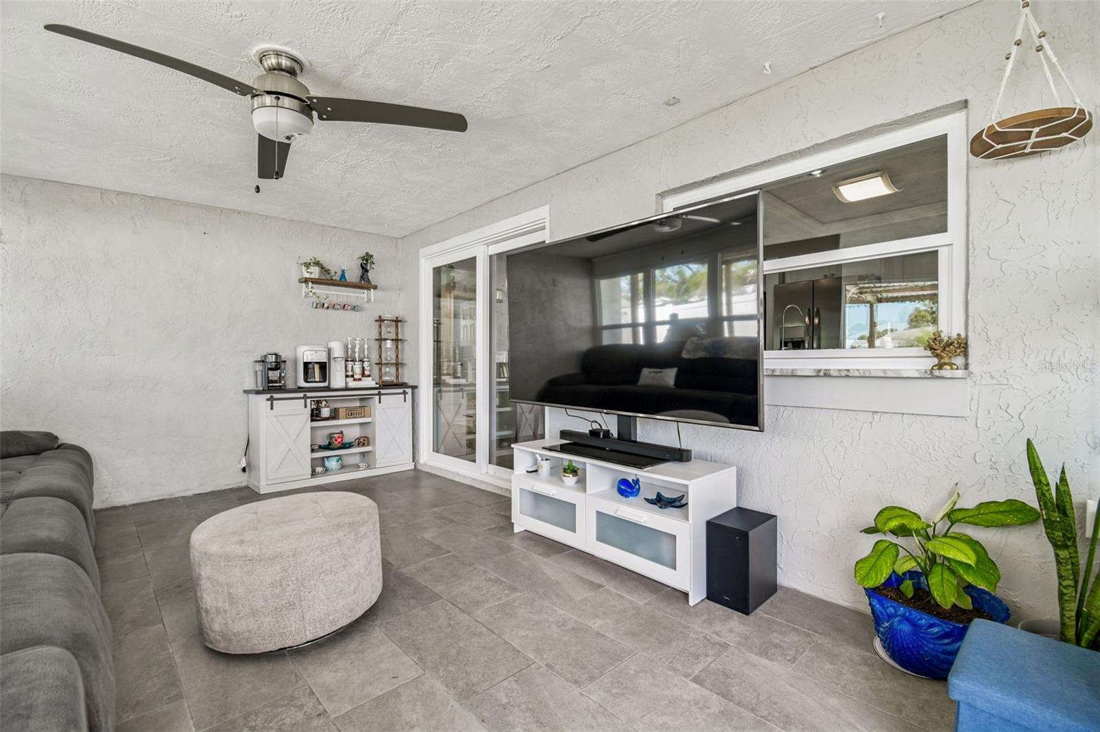 Closed in Porch Media Room