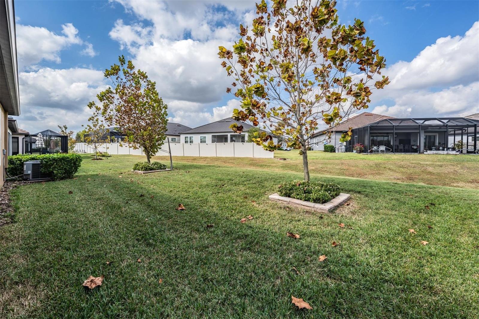 Upgraded landscape beds