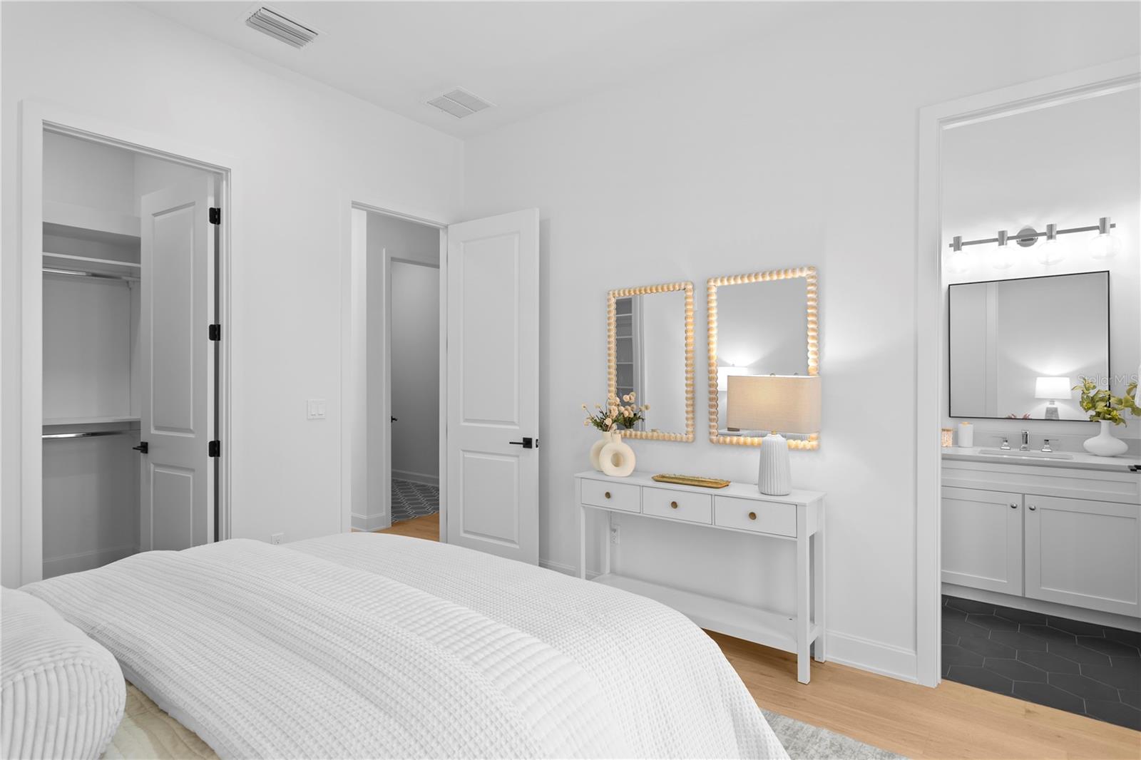 2nd Bedroom with en-suite (Closet system shown is an optional upgrade as shown in 470 Gilman)