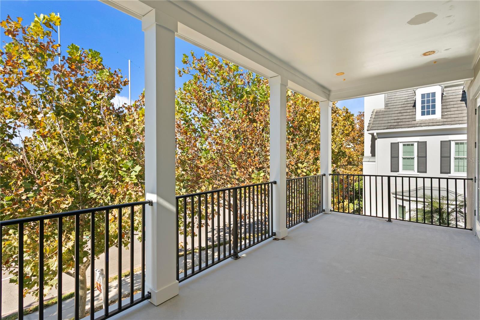 2nd floor balcony, with access from 2nd and 3rd bedrooms
