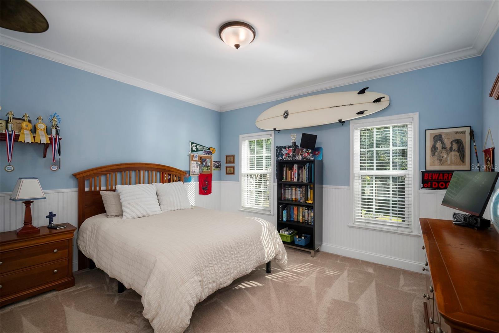 3rd bedroom with double wide closet.