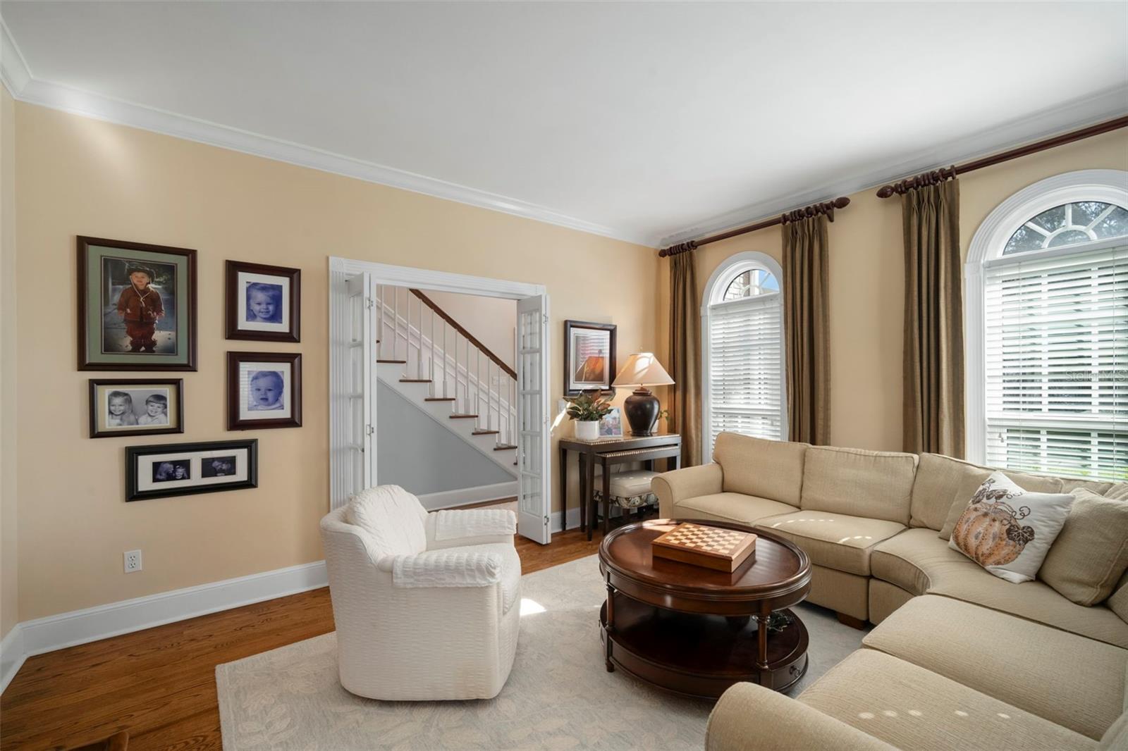 Formal Living Room Hard Wood floors, new windows throughout the house 2021