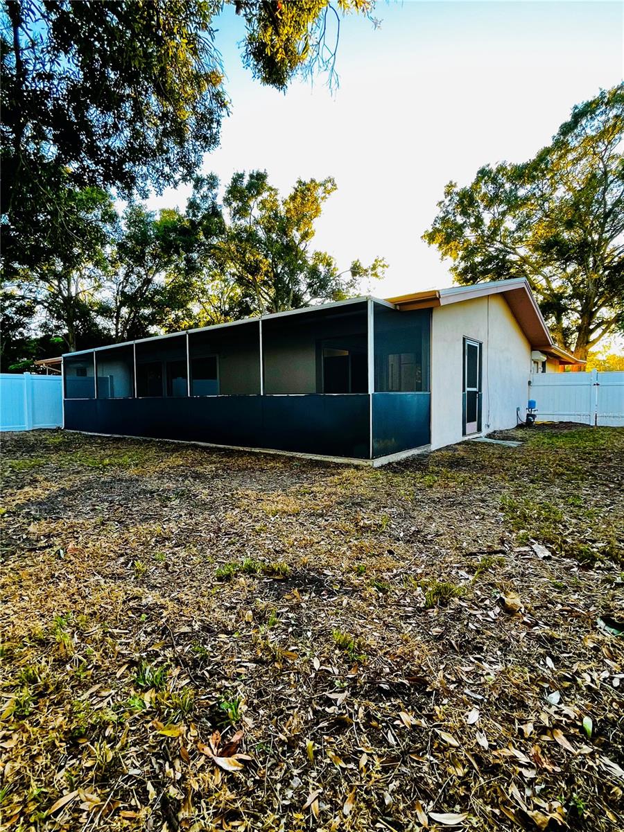 EXTERIOR BACK/ FULLY FENCED