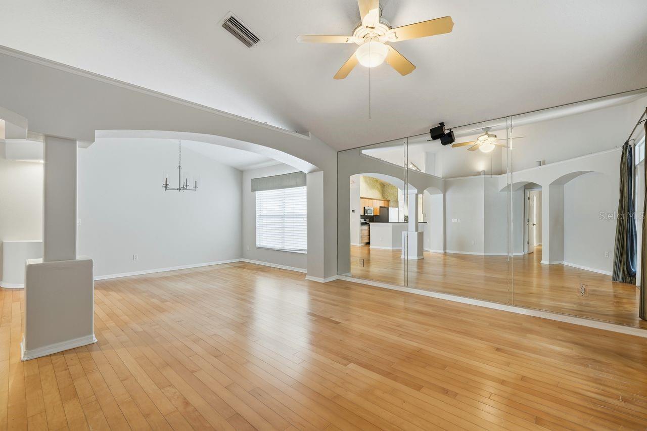 Bright open floor plan