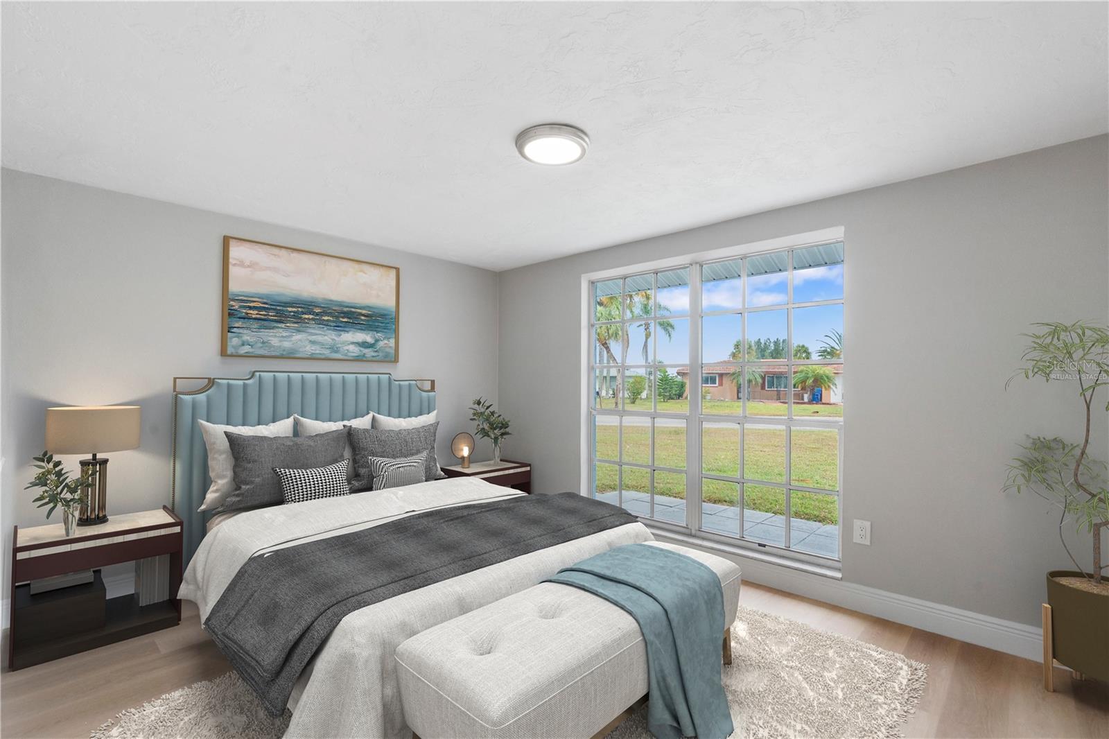 2nd BR Virtually staged furnishings