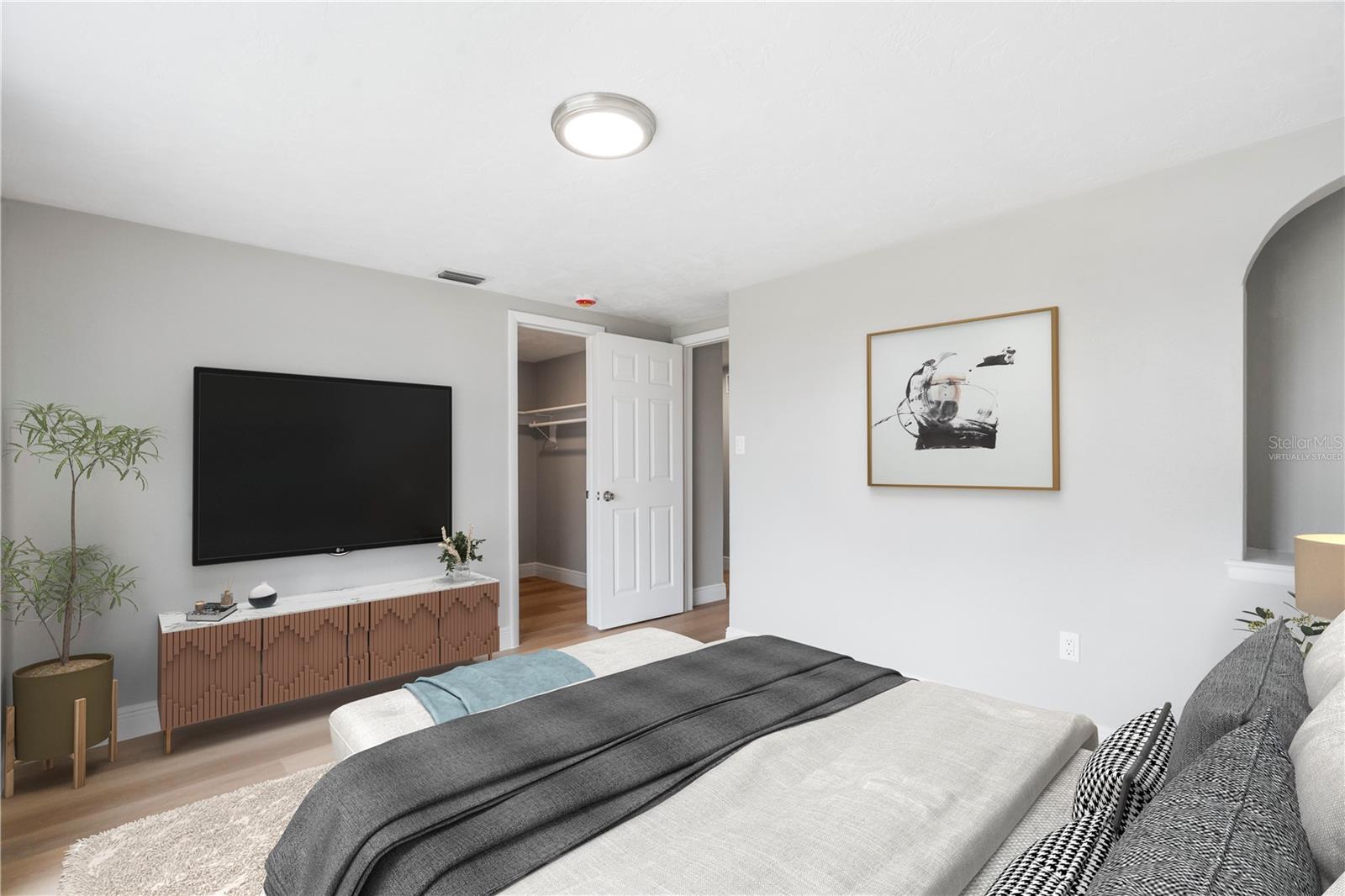 2nd BR Virtually staged furnishings