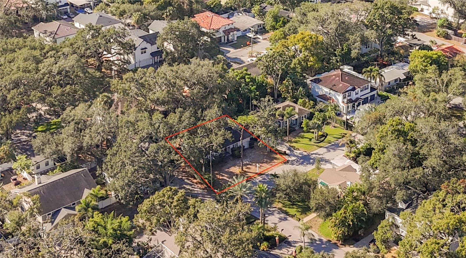 #16 Aerial overhead boundary view SW