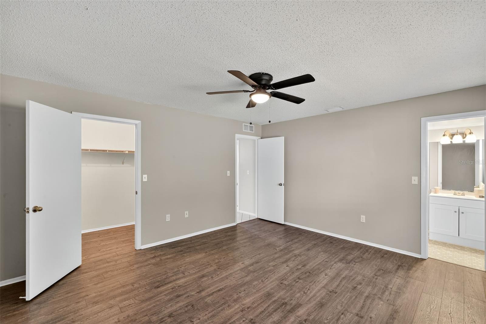 View of master bedroom