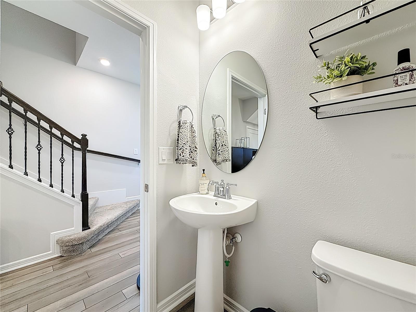 First Level Half Bath