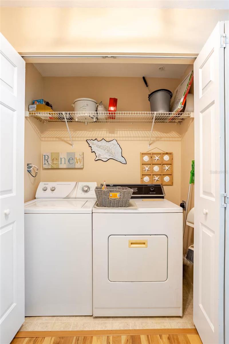 Washer and Dryer included with sale.