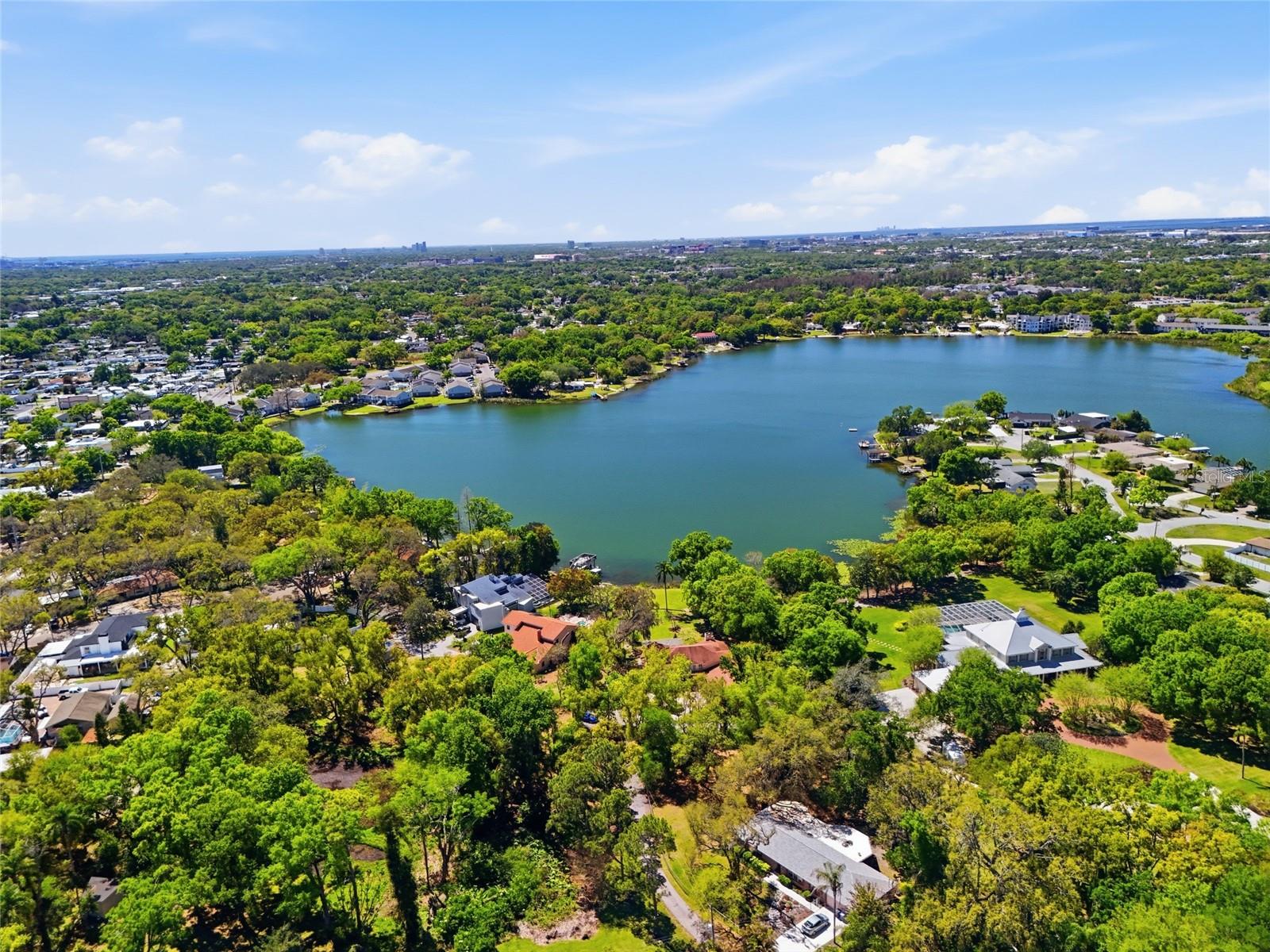 Egypt Lake is the closet ski size lake to TIA, Downtown Tampa, International Mall and Midtown.