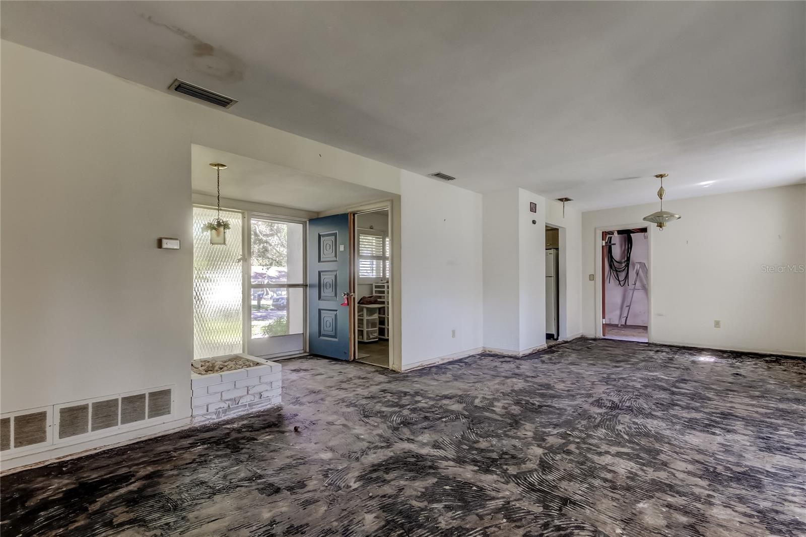 Looking back at the Entryway.. and the Kitchen is Behind that Wall!