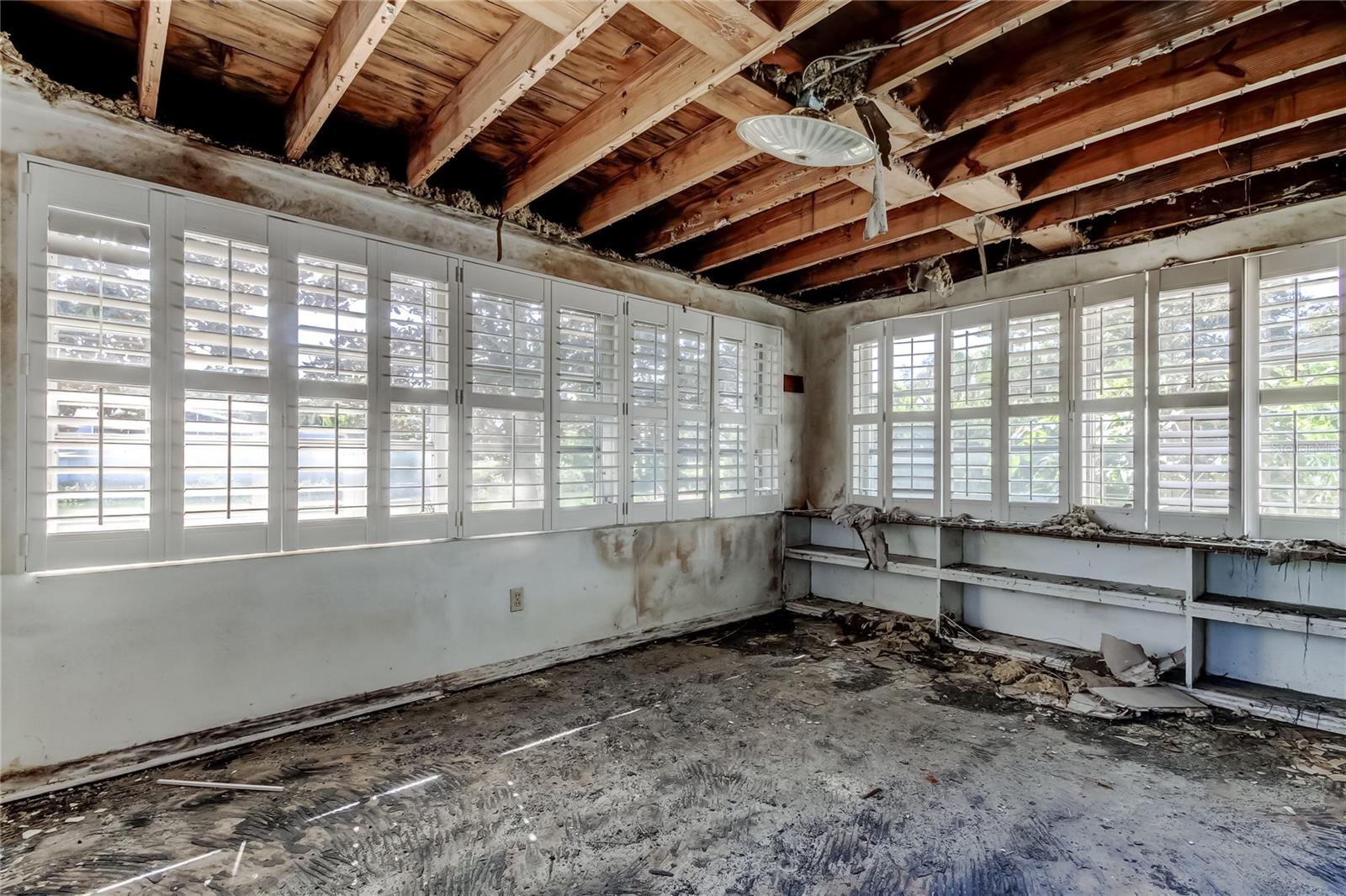 The Roof Failed.. Rain Water Entered..