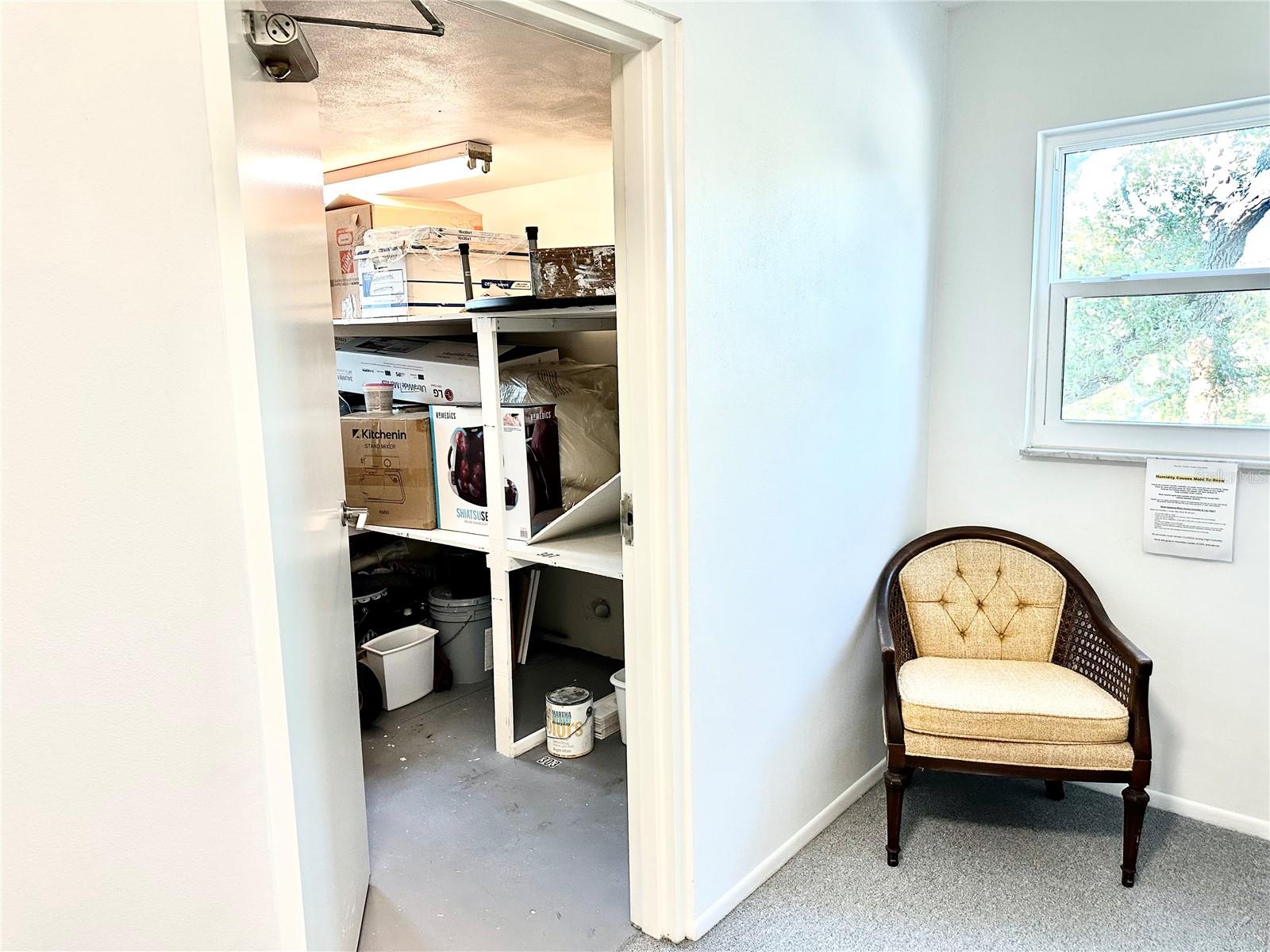 Storage Closet at end of the hall for 3rd floor residents