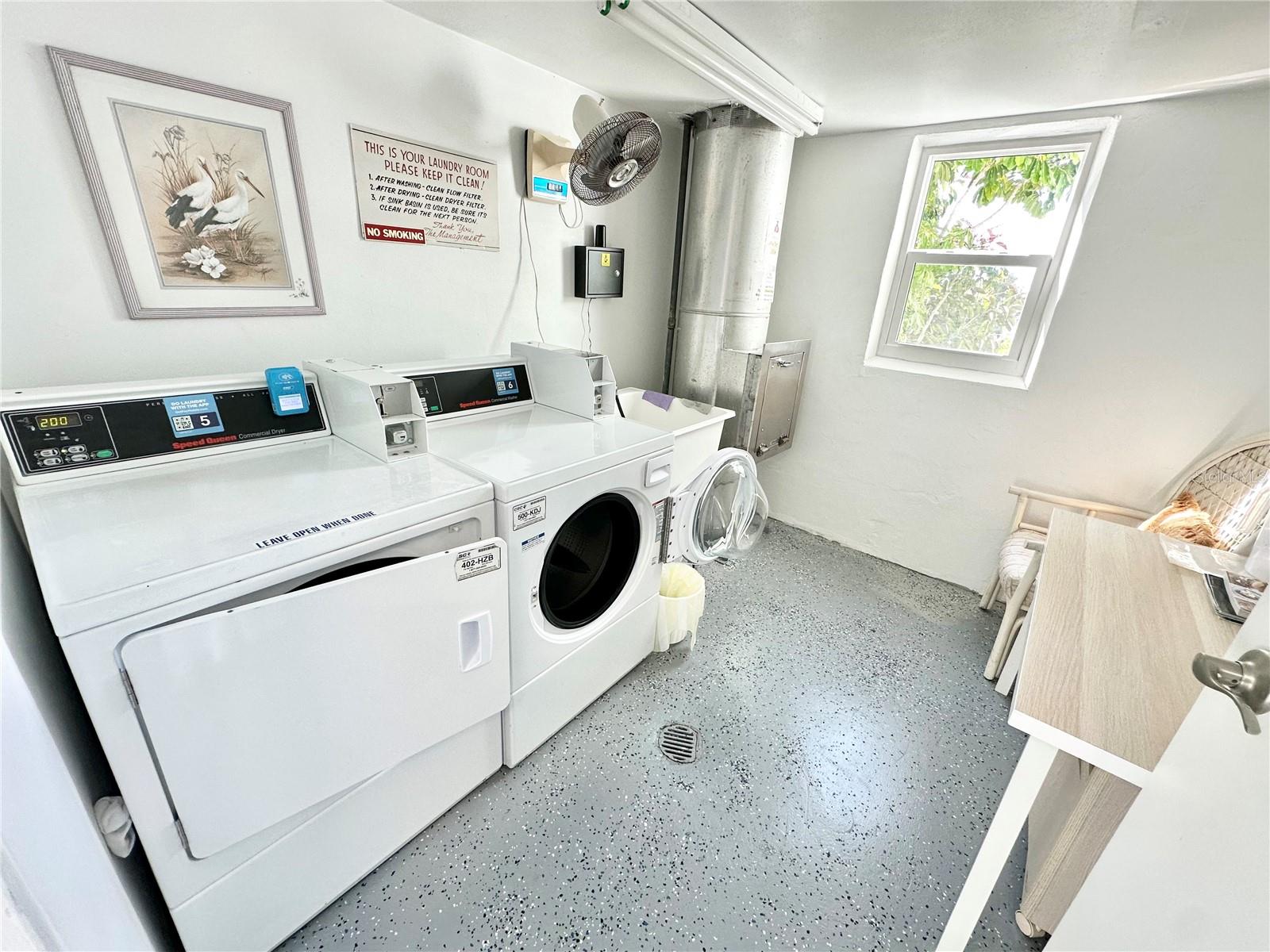 Laundry room for 3rd floor