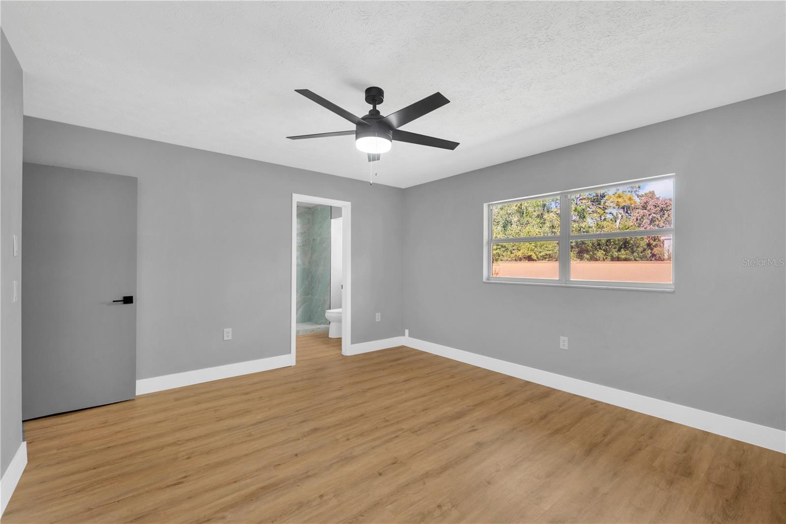 Primary bedroom view 1