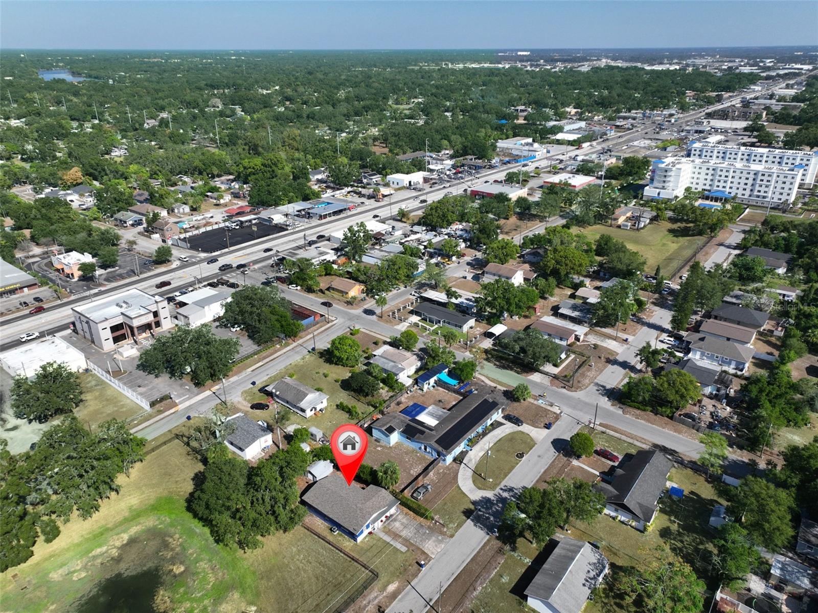 Arial View of home near Hillsborough Ave