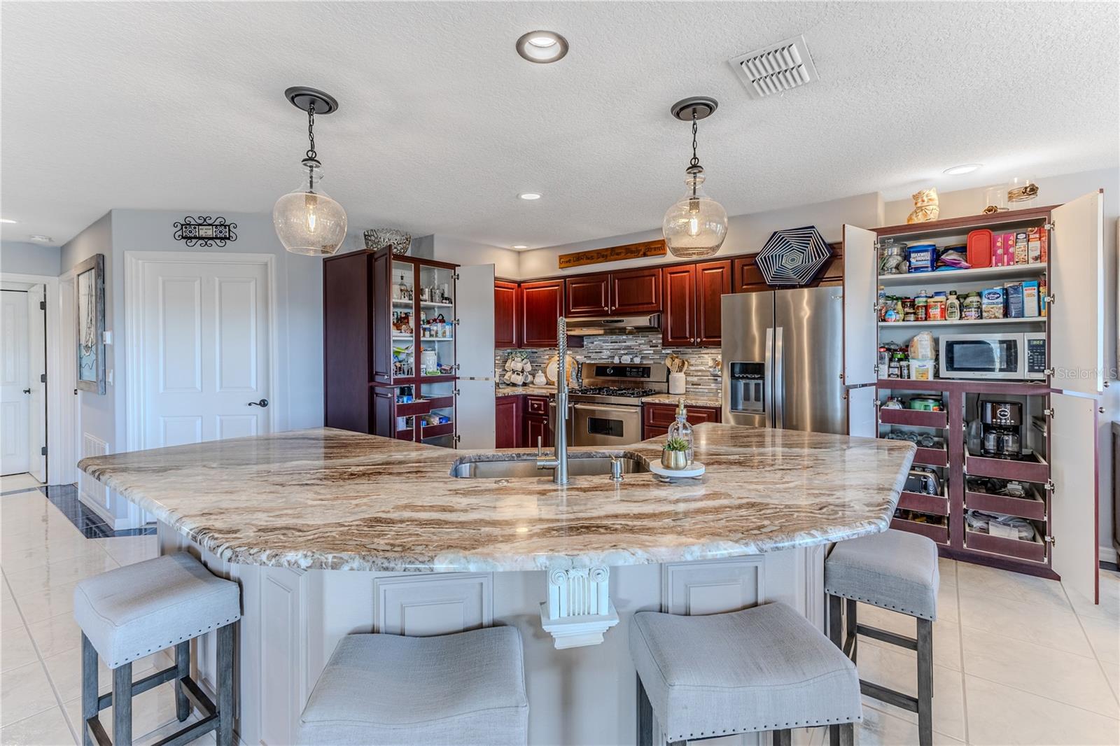 2 Built In Pantrys & Closet Pantry